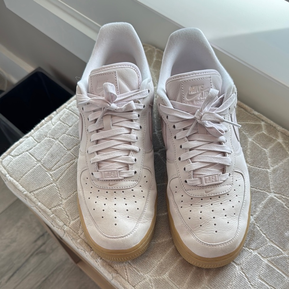 Nike Air Force 1 White with Gum Sole